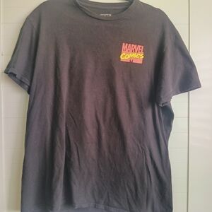 Marvel Comic Shirt. Black Short Sleeve T-Shirt for Men